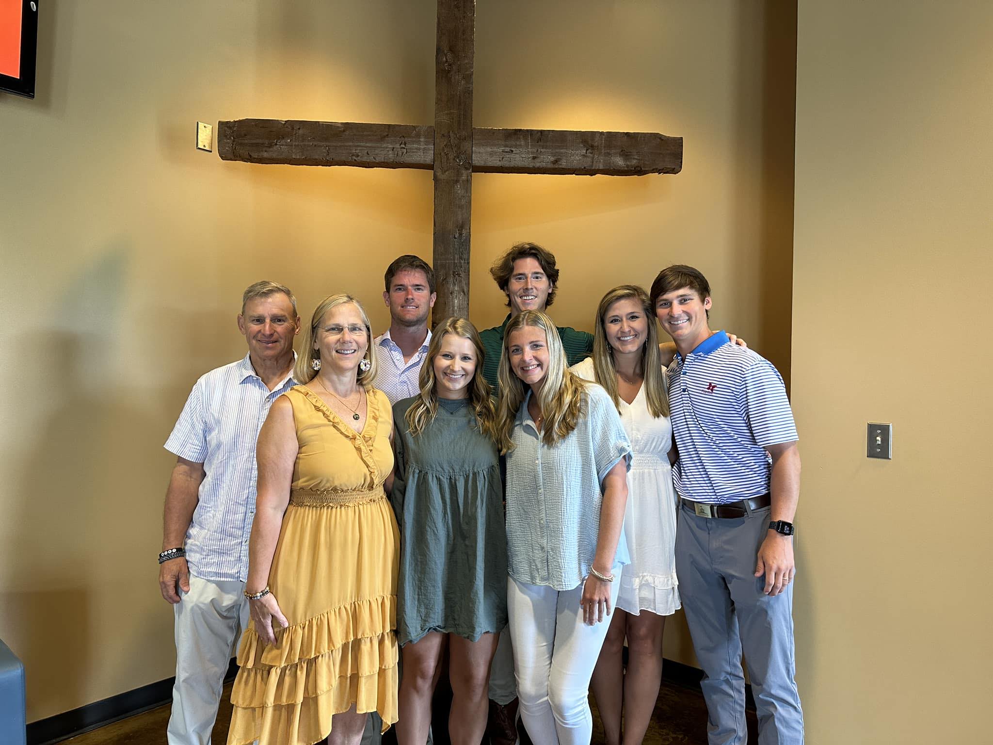 Greg with wife Pam, sons Matt and Hunter, daughter, Kat, daughter in law Alexia.